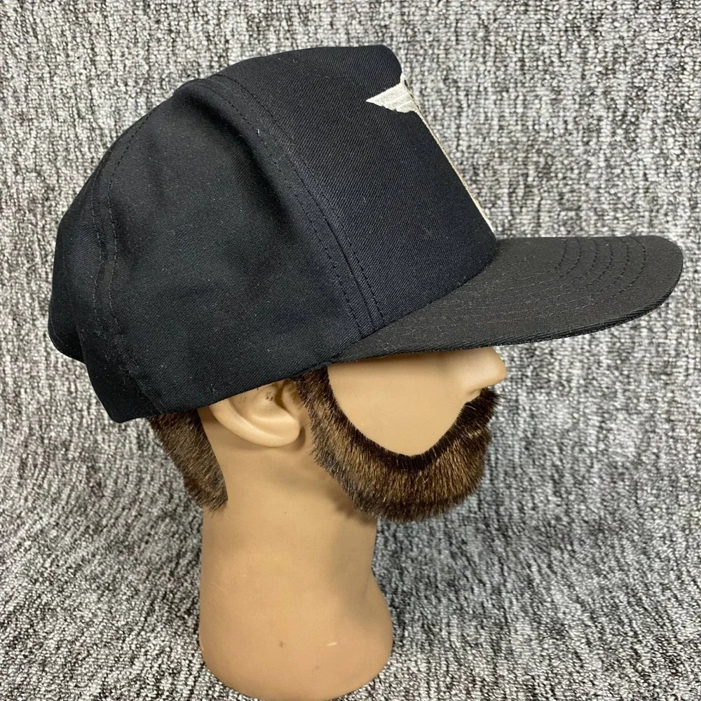 Vintage Pontiac Bonneville 40 Years Snapback Hat Black Made in USA Car Emblem